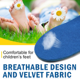 Children's Orthopedic Insoles Flat Feet Correction Arch Support Gel Pads Made Durable PU Material for Kids' Sports School Shoes