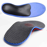 PU Material Breathable Basketball Shoe Insoles Carbon Fiber Arch Support Orthotics with Absorption for Boots and Board Sports