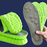 4d Cloud Breathable Memory Foam Insoles With Arch Support Sports Cushioning for Running Shoes