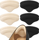 Soft Gel Silicone Heel Protector Self-Sticking Heel Grips Leather Liners Foot Care Accessory for Shoe Heels Made of PU Material