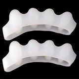 Customizable Five-Hole Silicone Toe Spreader Breathable Bunion Protector with Fast Pain Relief Hammer Adjustable Toe Separator