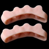 Customizable Five-Hole Silicone Toe Spreader Breathable Bunion Protector with Fast Pain Relief Hammer Adjustable Toe Separator