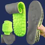 4d Cloud Breathable Memory Foam Insoles With Arch Support Sports Cushioning for Running Shoes