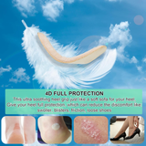 Soft Gel Silicone Heel Protector Self-Sticking Heel Grips Leather Liners Foot Care Accessory for Shoe Heels Made of PU Material