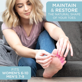 Customizable Five-Hole Silicone Toe Spreader Breathable Bunion Protector with Fast Pain Relief Hammer Adjustable Toe Separator
