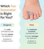 Bunion Corrector & Toe Separator - Hallux Valgus Toe Straightener for Ingrown Toenail Corrector and Foot Pain Relief