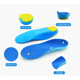 Children's Orthopedic Insoles Flat Feet Correction Arch Support Gel Pads Made Durable PU Material for Kids' Sports School Shoes