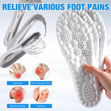 4d Cloud Breathable Memory Foam Insoles With Arch Support Sports Cushioning for Running Shoes
