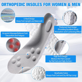4d Cloud Breathable Memory Foam Insoles With Arch Support Sports Cushioning for Running Shoes