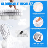 4d Cloud Breathable Memory Foam Insoles With Arch Support Sports Cushioning for Running Shoes